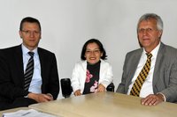 Die Referenten des TüV-Seminars "UN-BRK - Umsetzung in der Praxis": Torsten Einstmann, Rika Esser, Dr. Andreas Kranig (v. links).