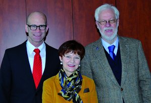 Gruppenfoto von Ingo Nürnberger, Dr. Helga Seel und Dr. Volker Hansen