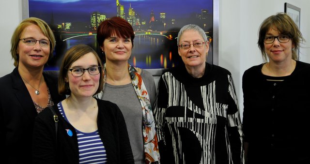 Bild: v.l.: Dr. Rica Werner, Marie Denninghaus, Barbara Vieweg, Annerose Hintzke, Anne Katrin Lutz