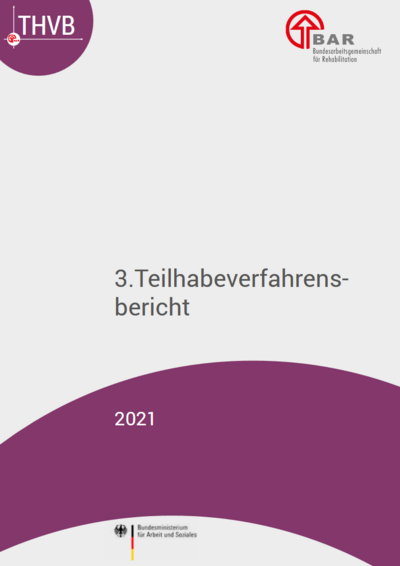 Produktfoto: Teilhabeverfahrensbericht 2021