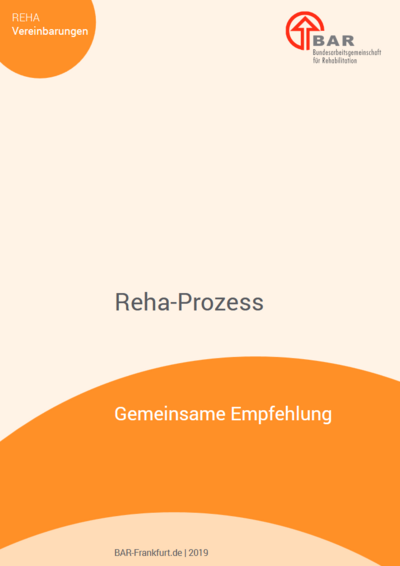 Produktfoto: Gemeinsame Empfehlung Reha-Prozess