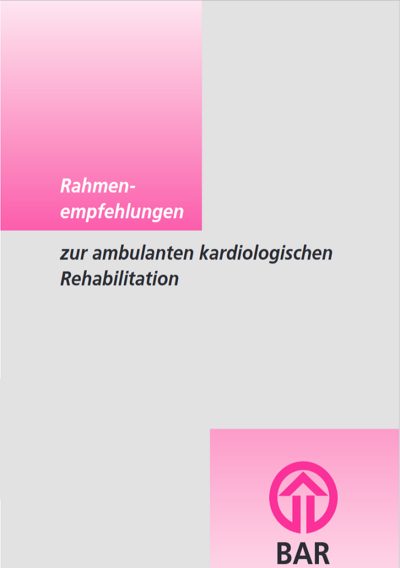 Produktfoto: Rahmenempfehlung zur ambulanten kardiologischen Rehabilitation